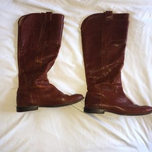 Frye leather tall boots